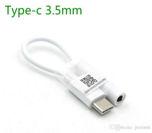 Audio adapteris iš Type C į 3,5 mm baltas