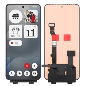 Ekranas Nothing Phone 3A su lietimui jautriu stikliuku originalus juodas
