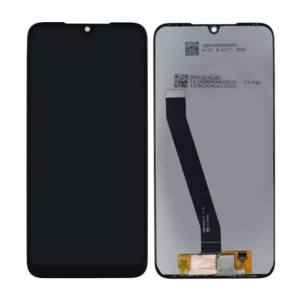 Ekranas Xiaomi Redmi 7 su lietimui jautriu stikliuku ir rėmeliu Black ORG