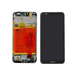Ekranas Huawei P Smart 2017, juodas Originalus (service pack)