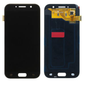 Ekranas Samsung A520 A5 (2017) su lietimui jautriu stikliuku Black originalus (service pack)